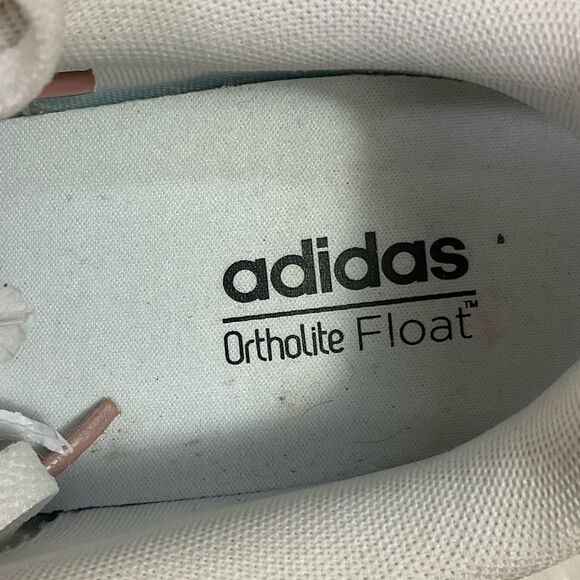 Adidas Cloudfoam Advantage Stripe White Lace-Up Sneakers 9.5 - Picture 10 of 10